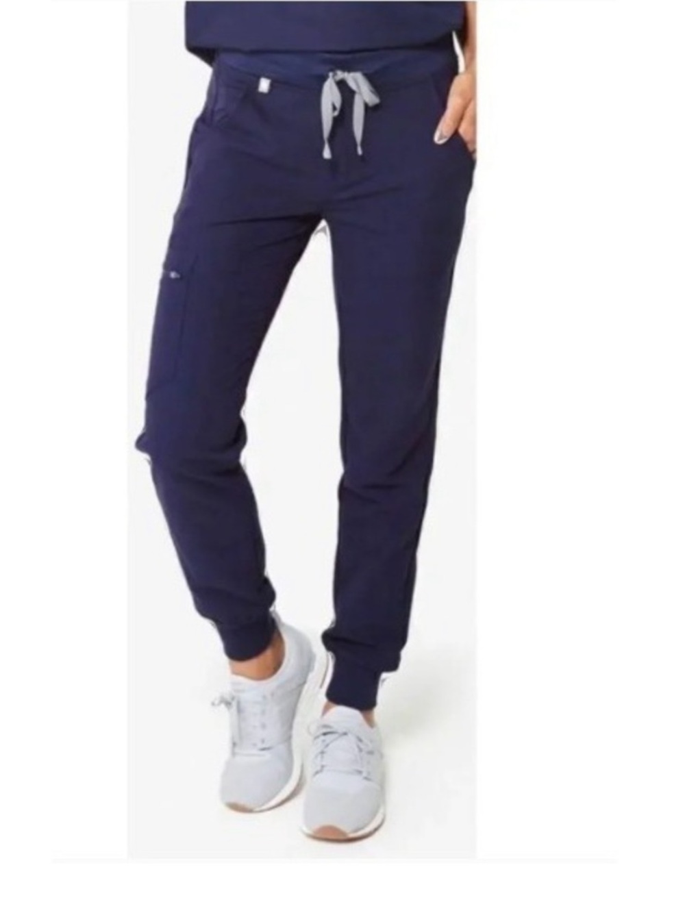 FIGS Zamora High‎ Waisted Jogger Scrub Pants Navy Blue XS